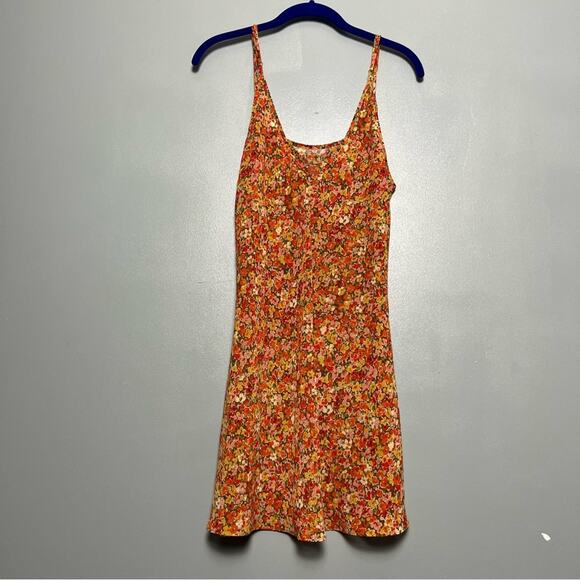 Victoria’s Secret Vintage Y2K Sheer Floral Slip Mini Dress 2000s Women’s Size L - Picture 1 of 6